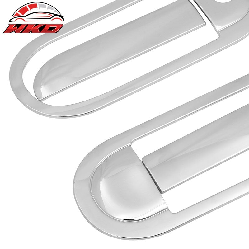 Fits 02-05 Ford Thunderbird Front Rear Door Handle Cover W/ 1-Keyhole Chrome ABS