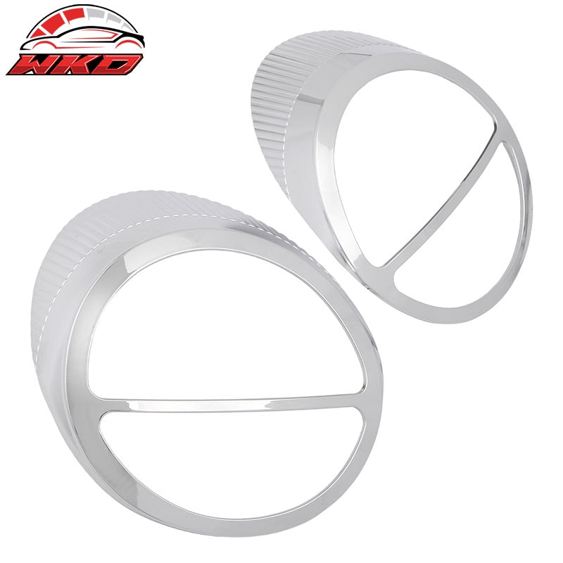 Fits 02-05 Ford Thunderbird 2PCS Rear Taillight Bezel Cover Chrome Trim ABS