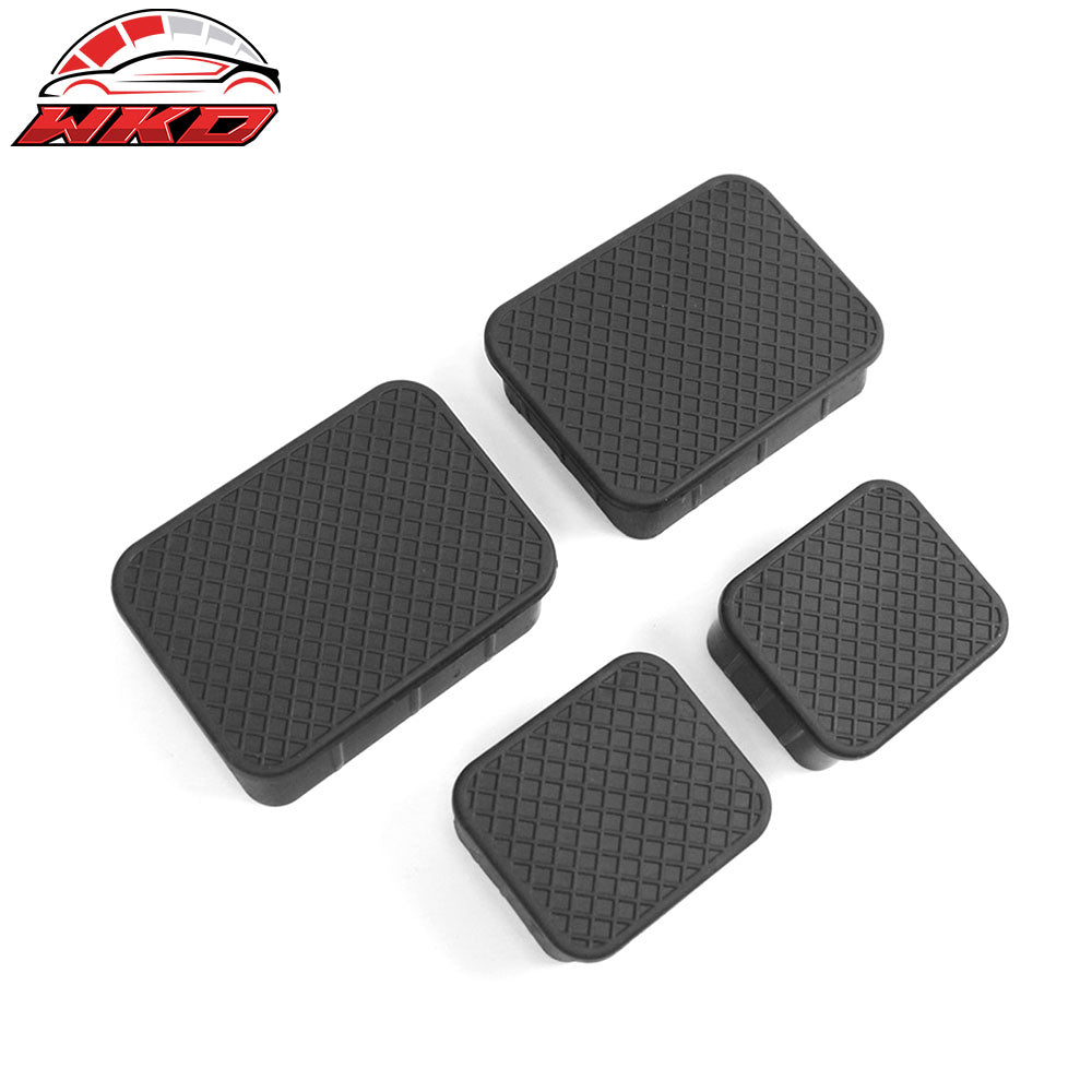 Fits 21-25 Ford Bronco 2/4 Door Front Axle Plug Crash Bar End Caps Black TPE 4PC