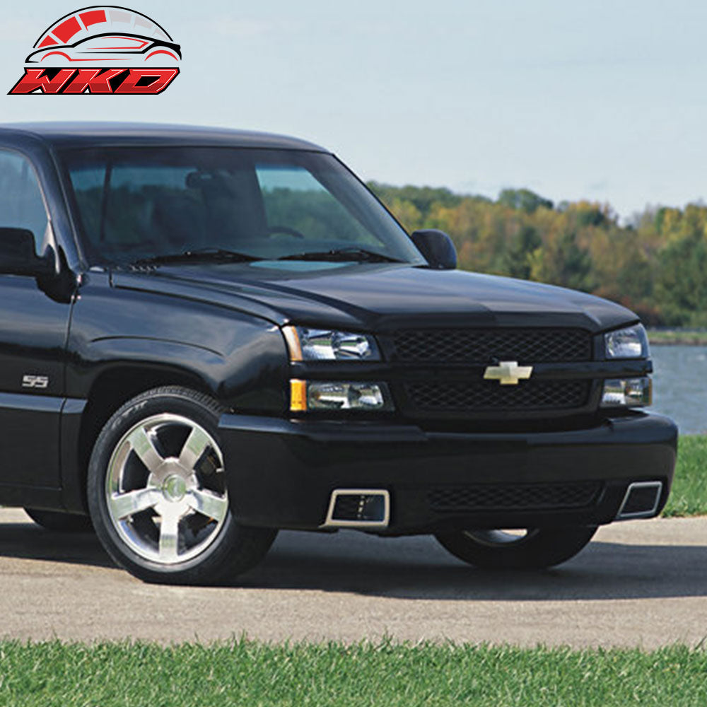 Fits 03-07 Chevy Silverado 1500 SS Style Brake Air Duct Front Bumper Caliper 2Pc