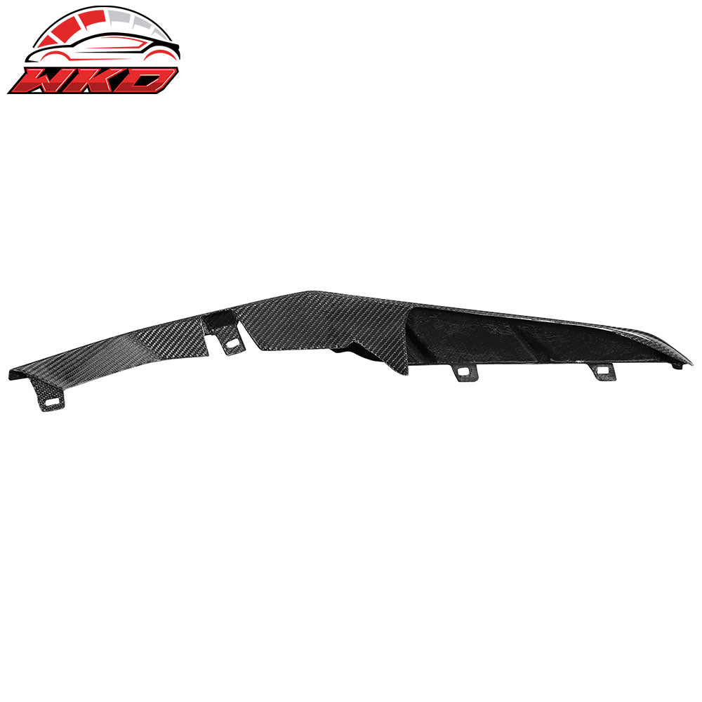 Fits 23-25 Chevrolet Corvette C8 Z06 Front Bumper Canard Splitters Carbon Fiber