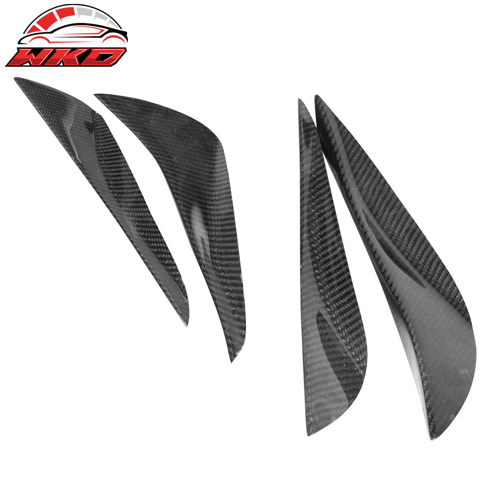 Closeout! 17-20 Subaru BRZ Toyota 86 GT86 Front Bumper Canards Carbon Fiber | Wholesale