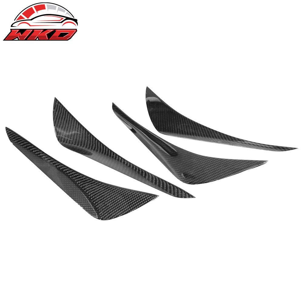 Closeout! Fits 17-20 Subaru BRZ Toyota 86 GT86 Front Bumper Canards Carbon Fiber