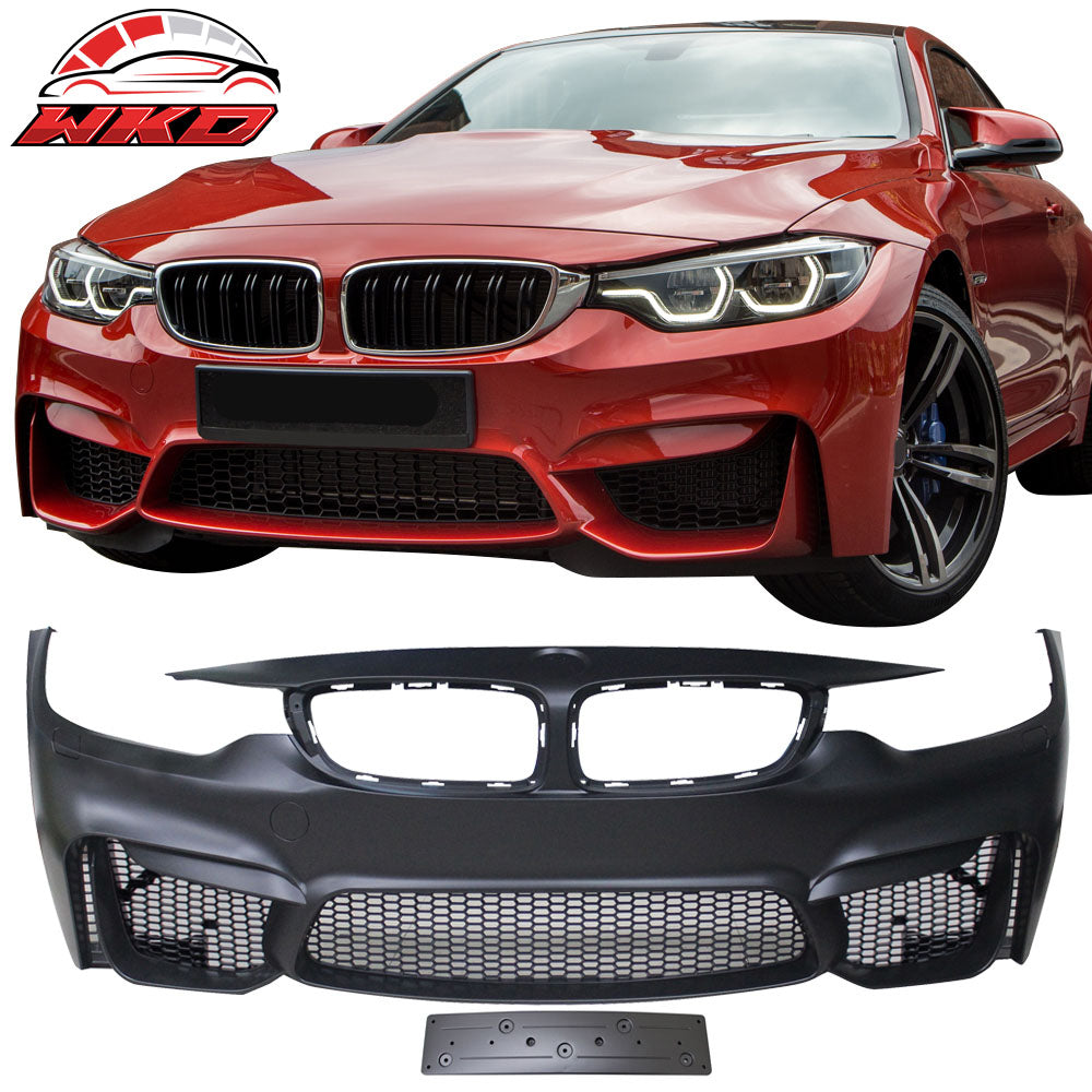Fits 14-20 BMW F32 F33 F36 4 Series M4 Style Front Bumper Conversion Mesh PP