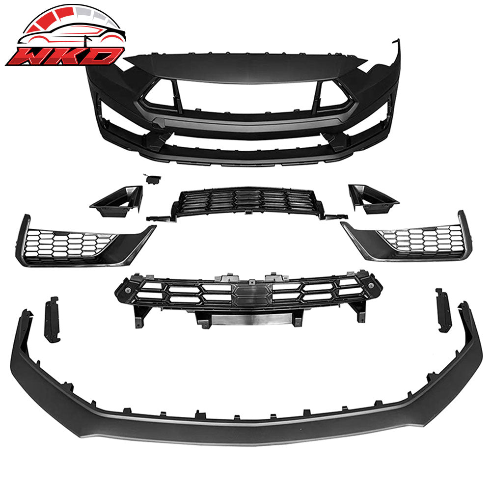 Wholesale 18-23 Ford Mustang Dark Horse HP Style Front Bumper Conversion LED Headlight
