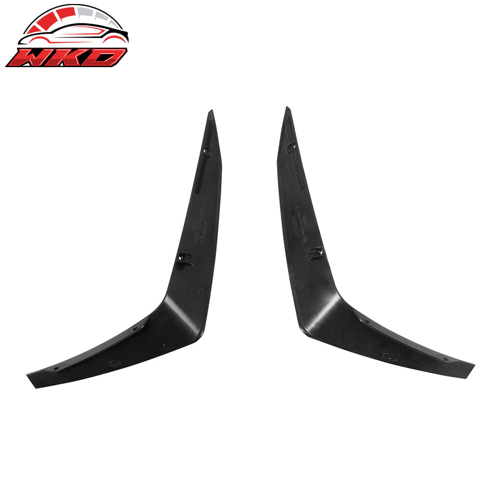 Fits 14-15 Camaro 5TH to 6TH Gen ZL1 PP Front Bumper Cover Conversion + Canards