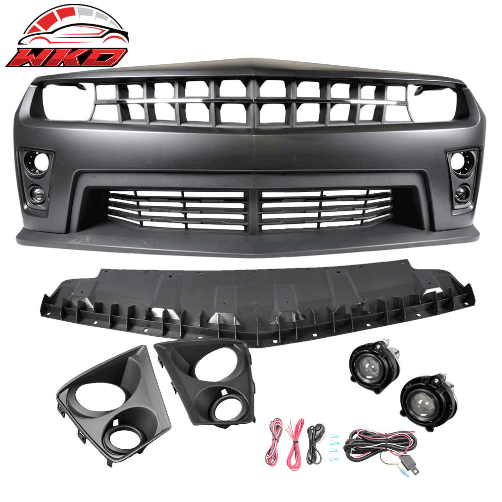 10-13 Chevrolet Camaro ZL1 Style Front Bumper Cover Conversion Unpainted PP | Wholesale