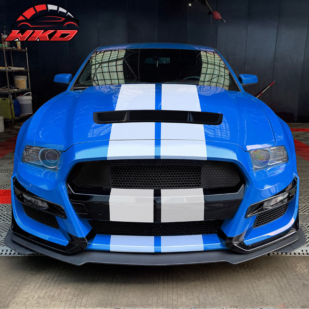 Fits 10-14 Ford Mustang GT500 to S550 GT500 Style Front Bumper Cover Conversion