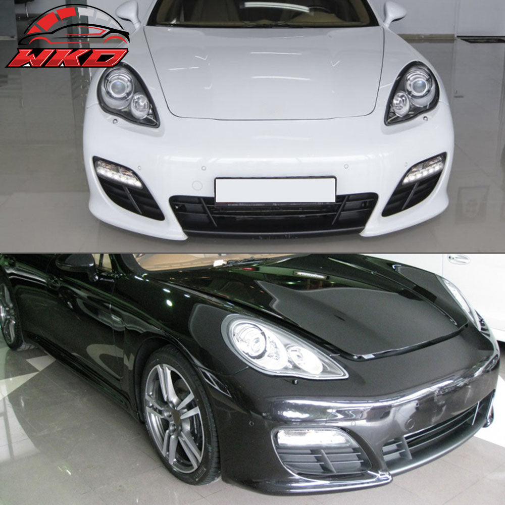 Fits 10-13 4S Style Porsche Panamera Front Bumper Cover PDC Hole