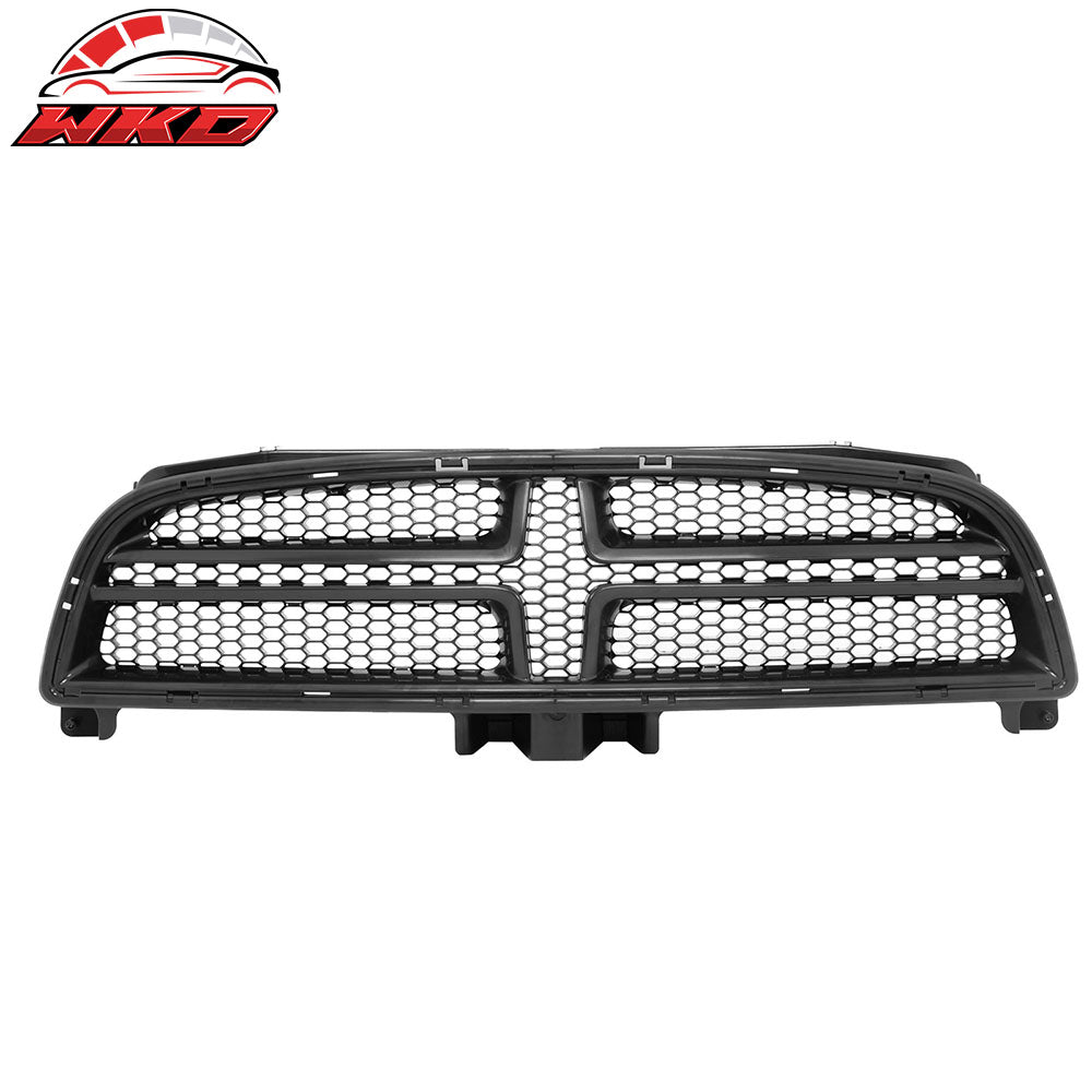 Fits 11-14 Dodge Charger SRT8 PP Front Bumper Cover Conversion + Grilles W/ ACC