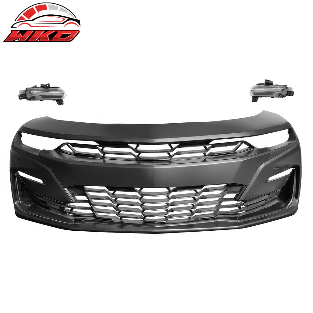 2019-24 Camaro SS Style PP Front Bumper Cover Conversion LED DRL Turn Signal | Wholesale