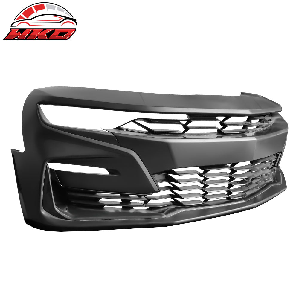 Fits 19-24 Camaro SS Style PP Front Bumper Cover Conversion LED DRL Turn Signal