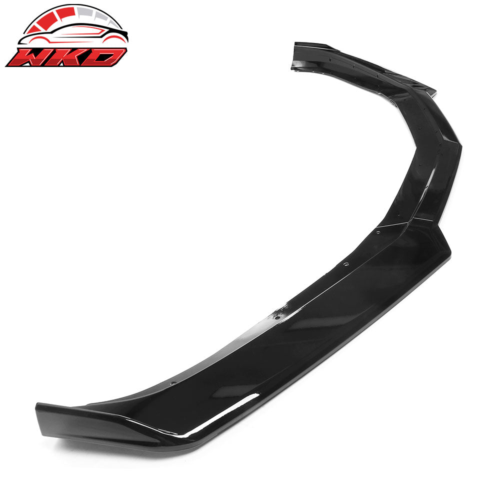 Fits 19-24 Camaro SS PP Front Bumper Cover + LED DRL Turn Signal Gloss Black Lip