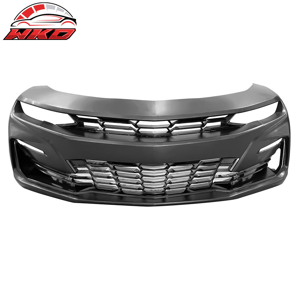Fits 19-24 Camaro 19 SS Front Bumper Cover W/ Turn Signal Daytime Running Light