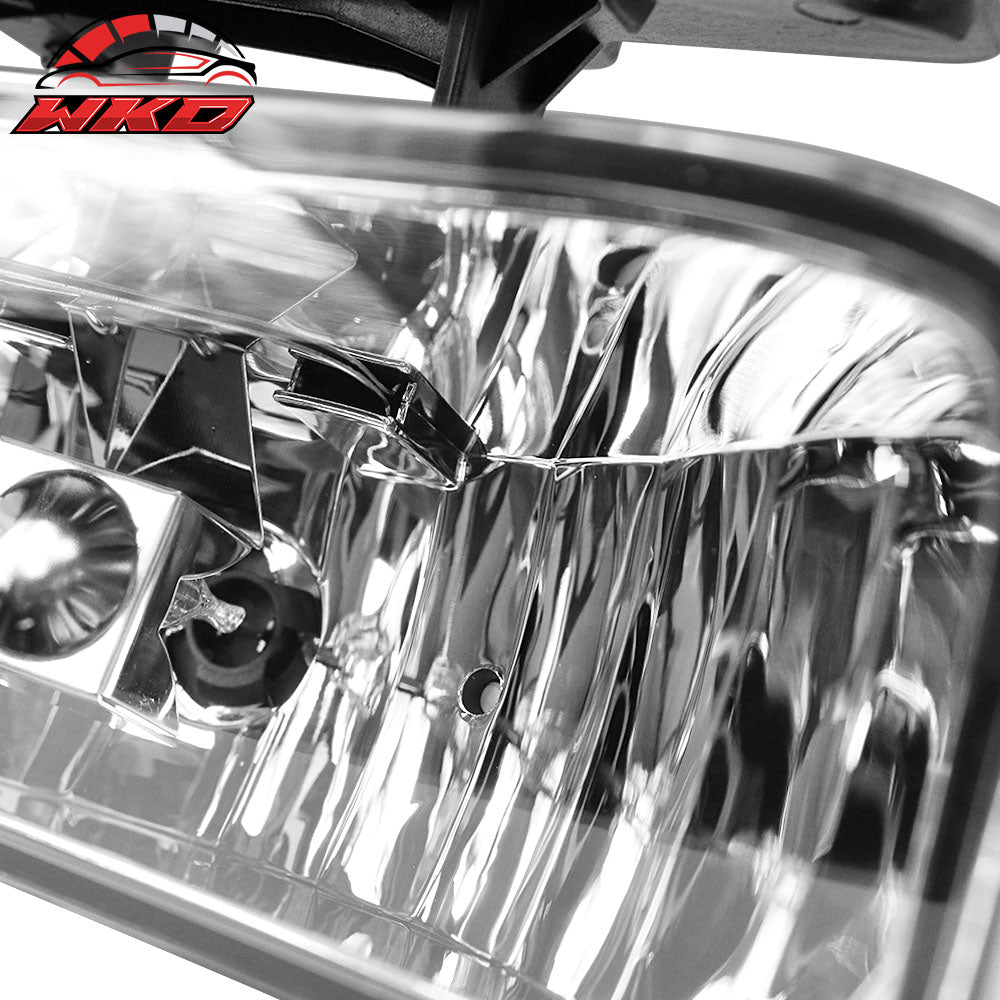 Fit 99-02 Chevy Silverado 00-06 Suburban Tahoe Front Bumper Fog Lights Clear Len