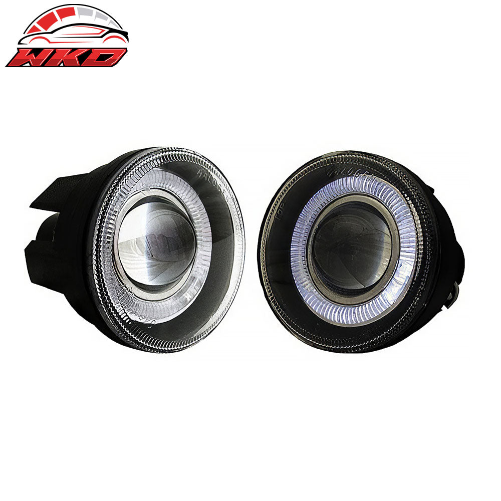 For 01-04 Dodge Durango Front Bumper Halo Projector Fog Lights Black Housing 2PC | Wholesale