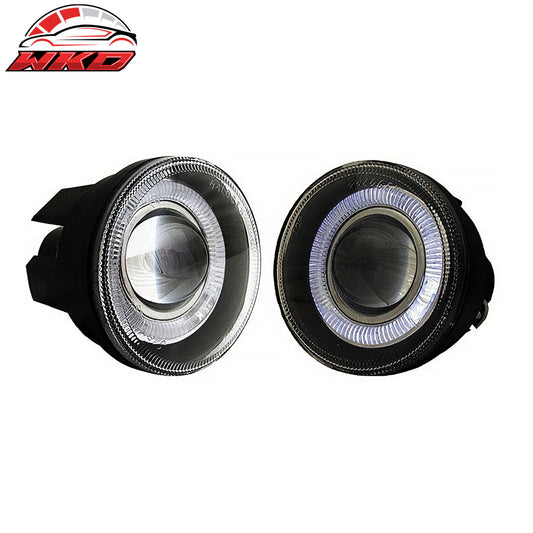 For 01-04 Dodge Durango Front Bumper Halo Projector Fog Lights Black Housing 2PC | Wholesale