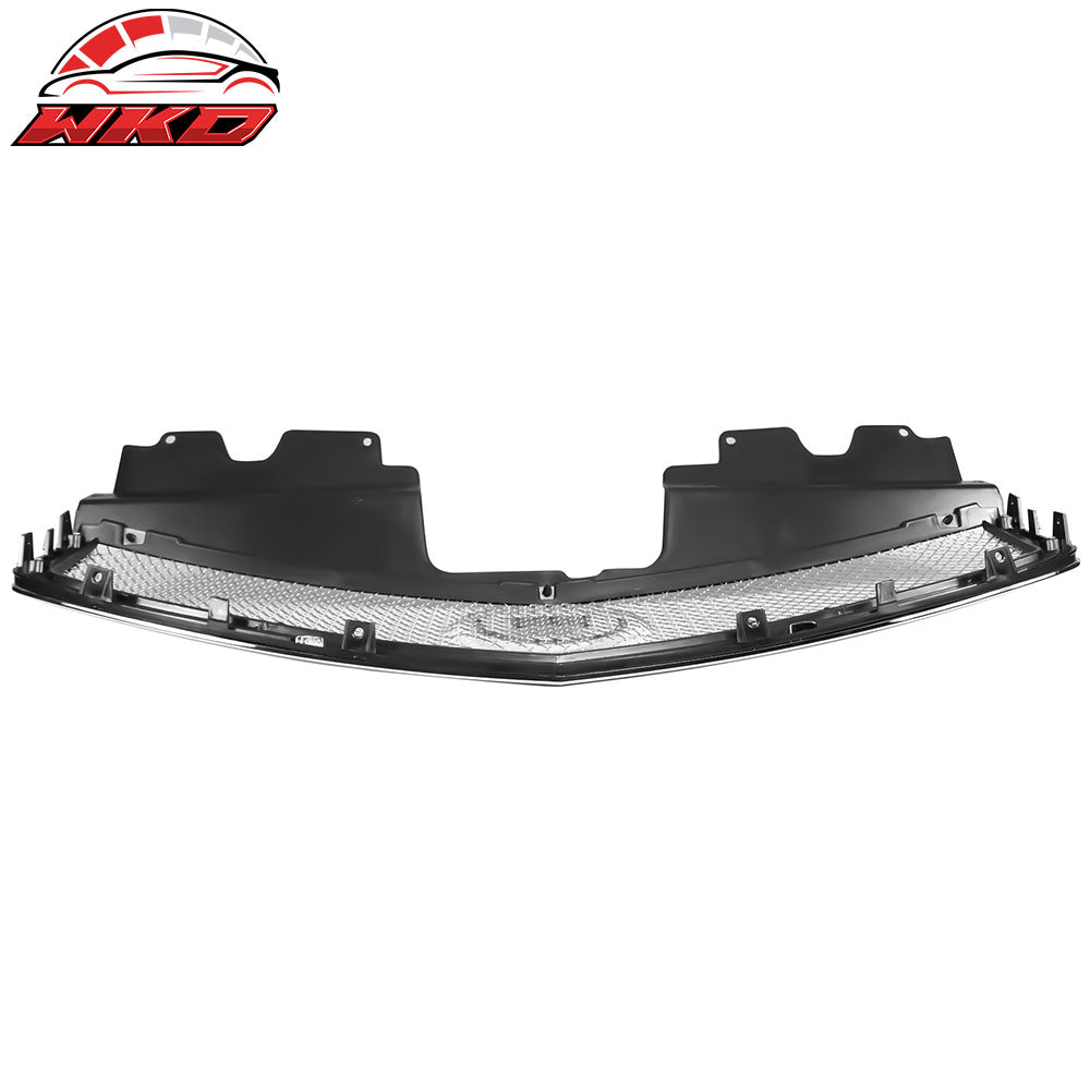 Fits 03-07 Cadillac CTS Mesh Style Front Bumper Hood Grille Cover Grill ABS