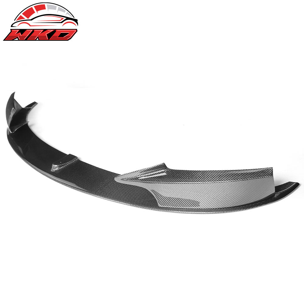 Fits 14-18 BMW F34 3 Series GT M Sport 3PCS Front Bumper Lip Carbon Fiber CF