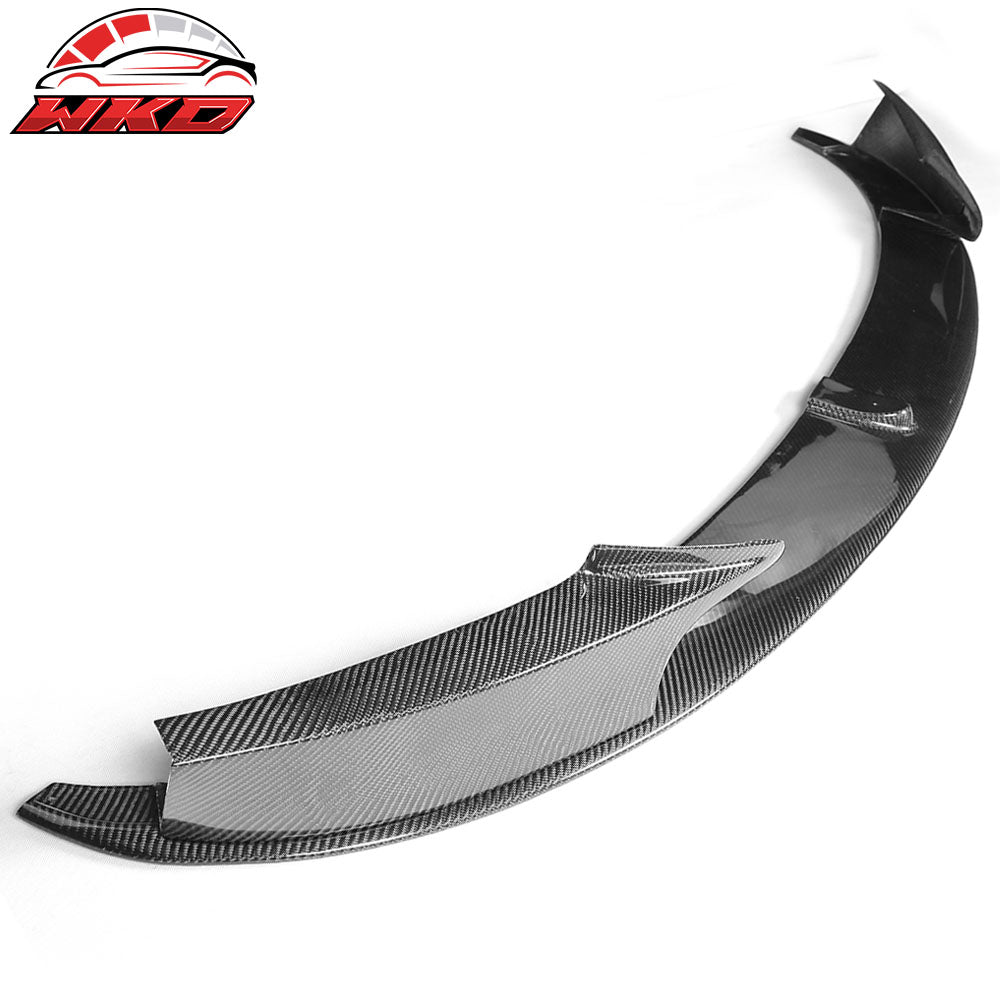 Fits 14-18 BMW F34 3 Series GT M Sport 3PCS Front Bumper Lip Carbon Fiber CF