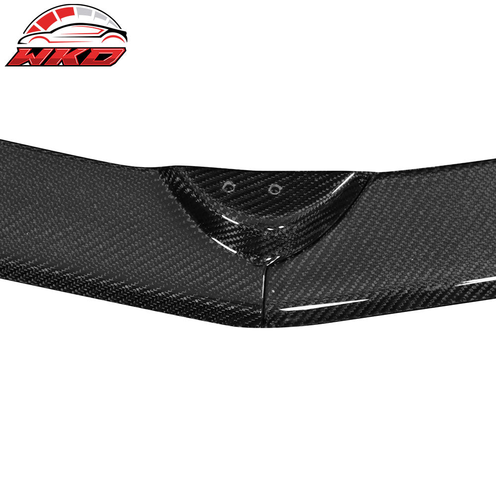 Fits 20-25 Corvette C8 Stingray/Z51 Carbon Fiber Front Bumper Lip Splitter 2PC