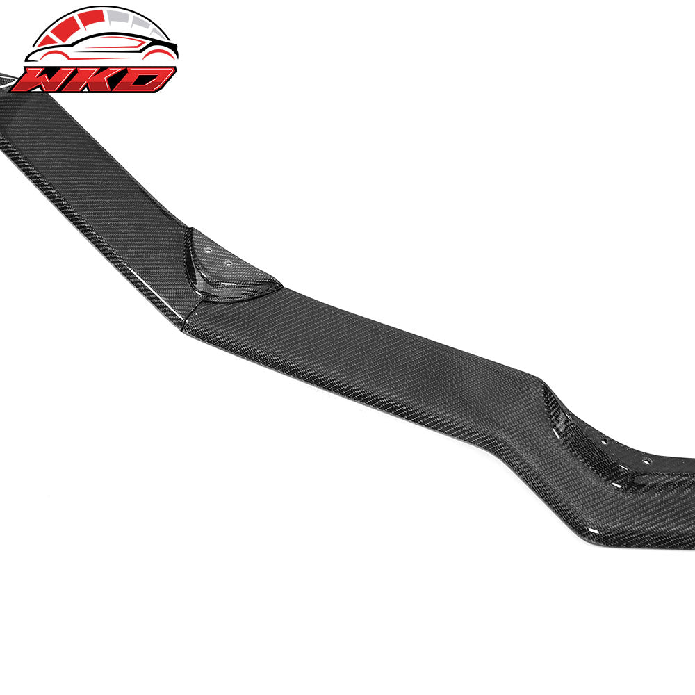 Fits 20-25 Corvette C8 Stingray/Z51 Carbon Fiber Front Bumper Lip Splitter 2PC