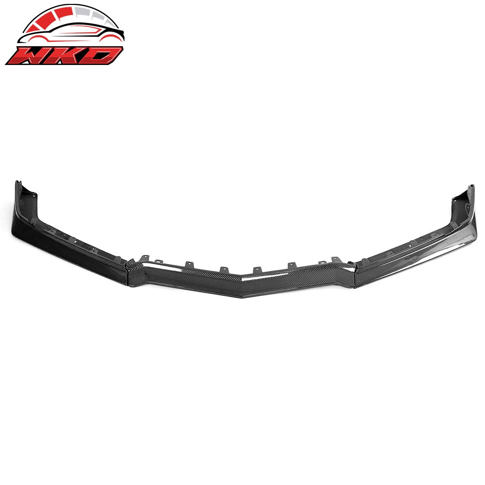 23-26 Chevrolet Corvette C8 Z06 E-Ray ZR1 Front Bumper Lip Carbon Fiber 3PC | Wholesale