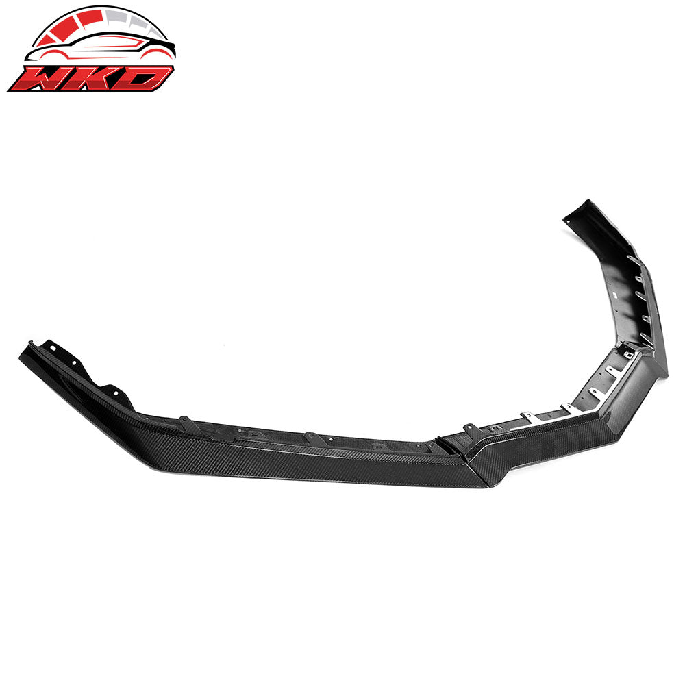 Fits 23-25 Chevrolet Corvette C8 Z06 E-Ray ZR1 Front Bumper Lip Carbon Fiber 3PC
