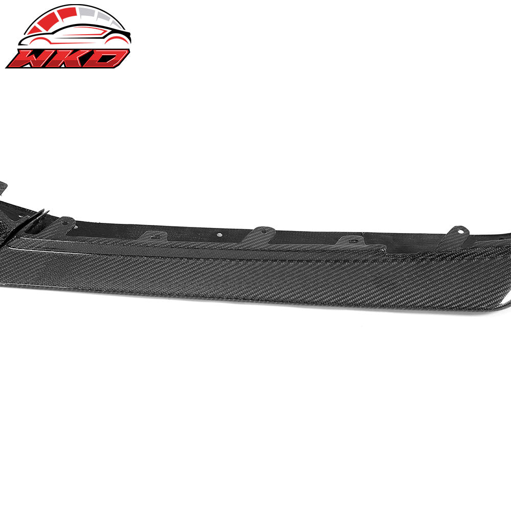 Fits 23-25 Chevrolet Corvette C8 Z06 E-Ray ZR1 Front Bumper Lip Carbon Fiber 3PC