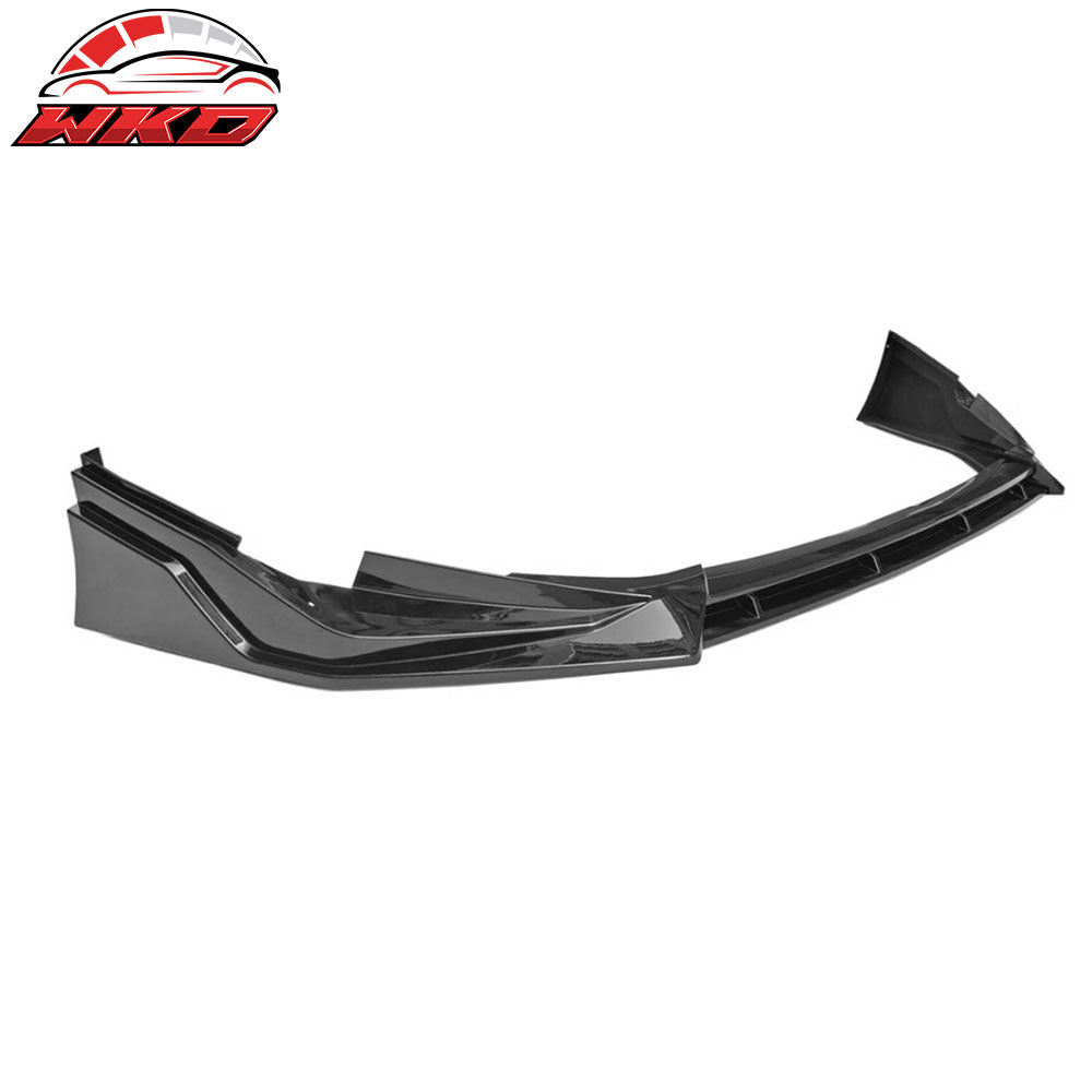 Fits 25-26 Toyota Camry SE XSE IKON Front Bumper Lip Chin Spoiler PP Gloss Black