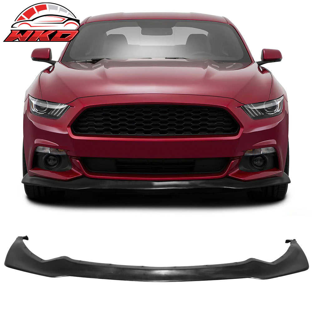 For 15-17 Ford Mustang Shelby GT Style Front Bumper Lip Chin Spoiler Splitter PU