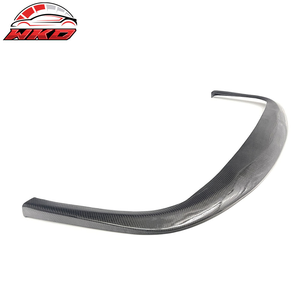 Universal Fitment CS STI  Style Carbon Fiber Black Front Bumper Lip Chin Spoiler