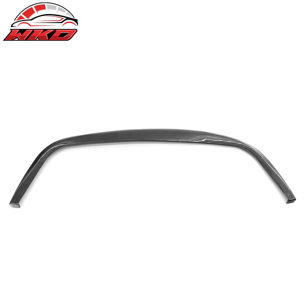 Universal Fitment CS STI  Style Carbon Fiber Black Front Bumper Lip Chin Spoiler
