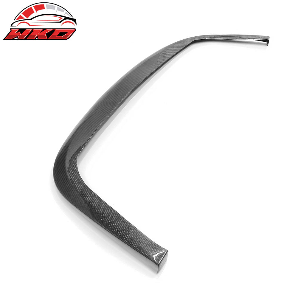 Universal Fitment CS STI  Style Carbon Fiber Black Front Bumper Lip Chin Spoiler