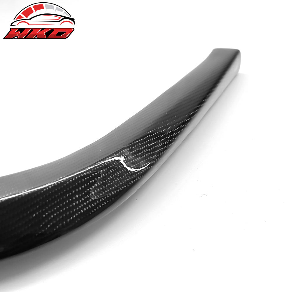 Universal Fitment CS STI  Style Carbon Fiber Black Front Bumper Lip Chin Spoiler