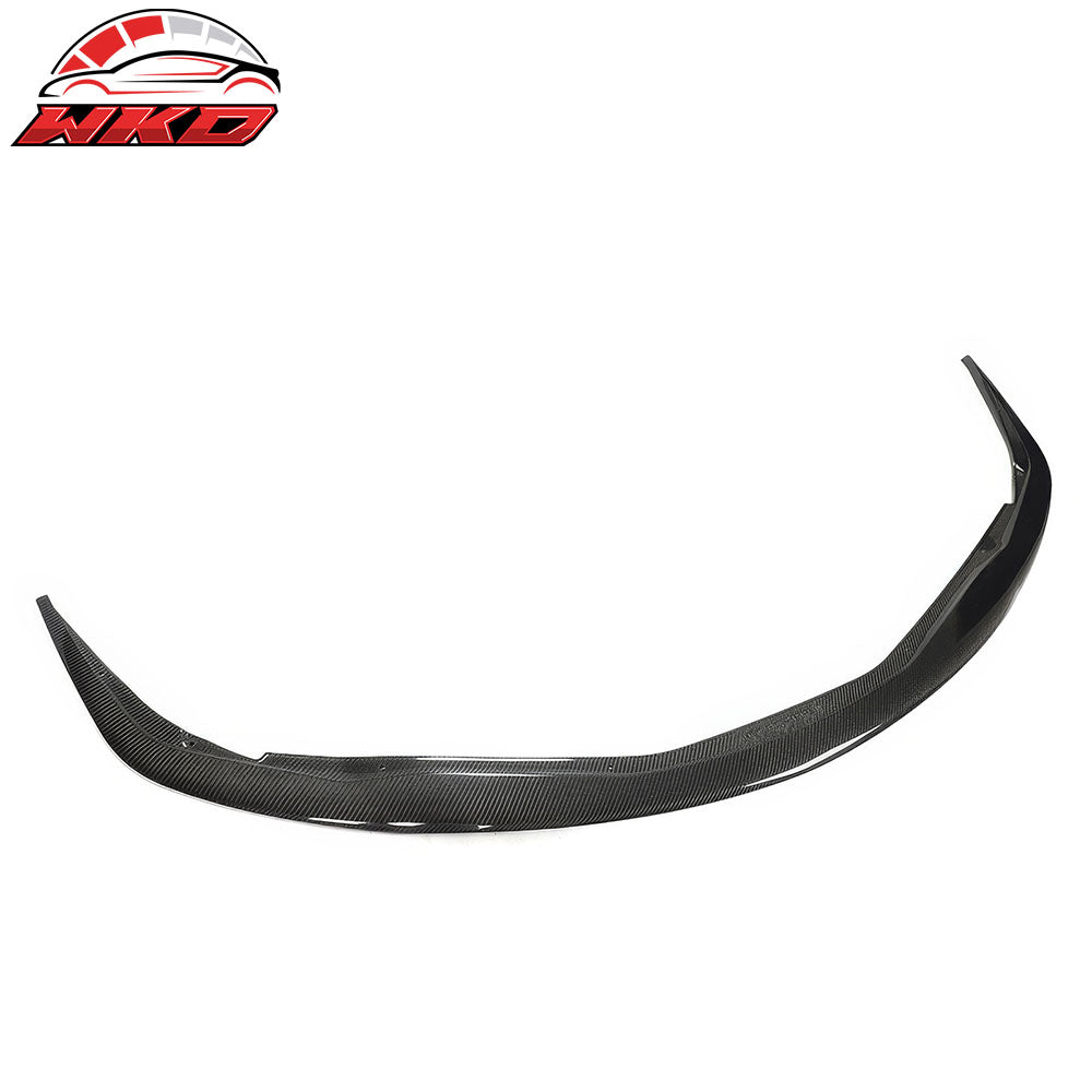 Fits 20-25 Toyota GR Supra A90 A91 IKON Front Bumper Lip Gloss Carbon Fiber CF