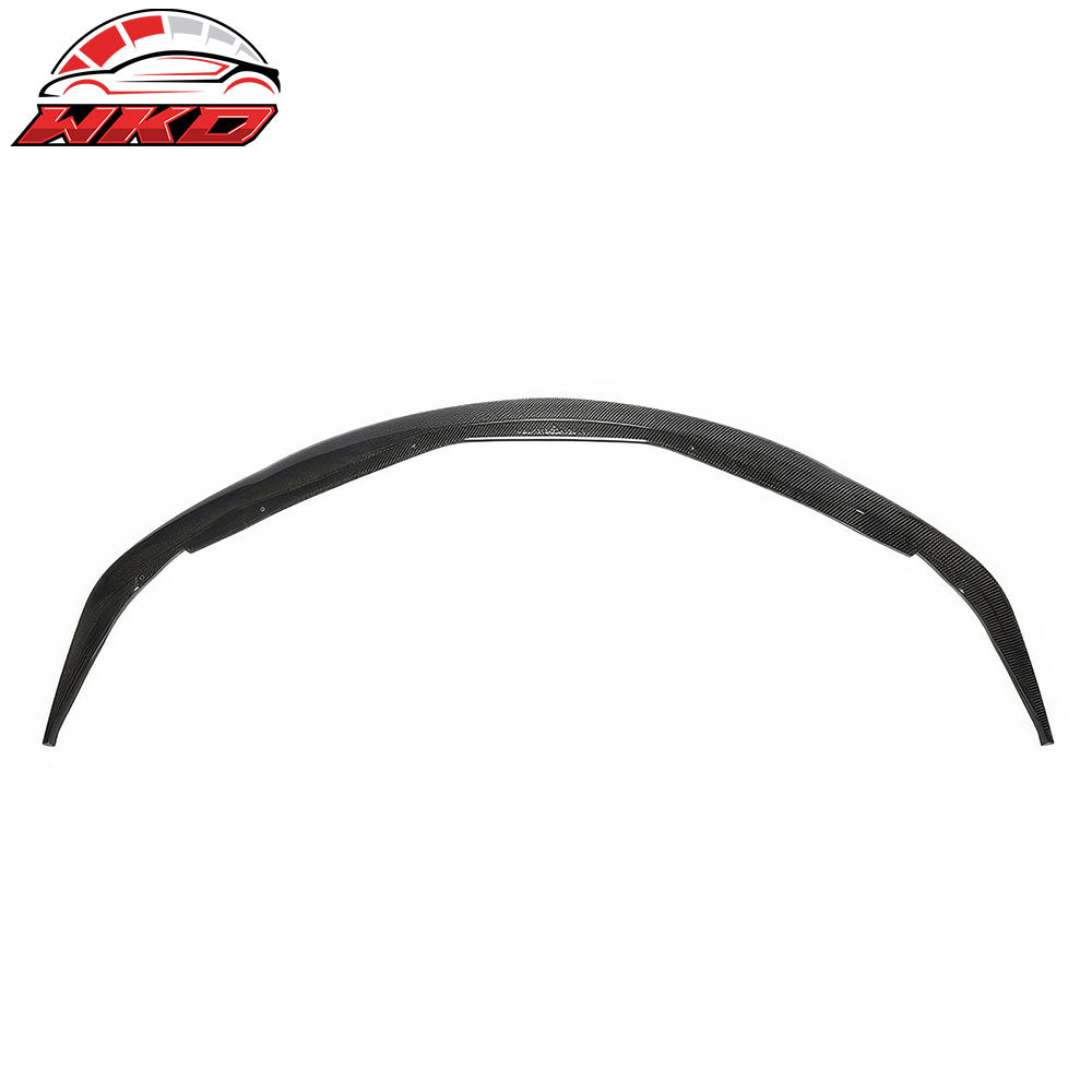 Fits 20-25 Toyota GR Supra A90 A91 IKON Front Bumper Lip Gloss Carbon Fiber CF