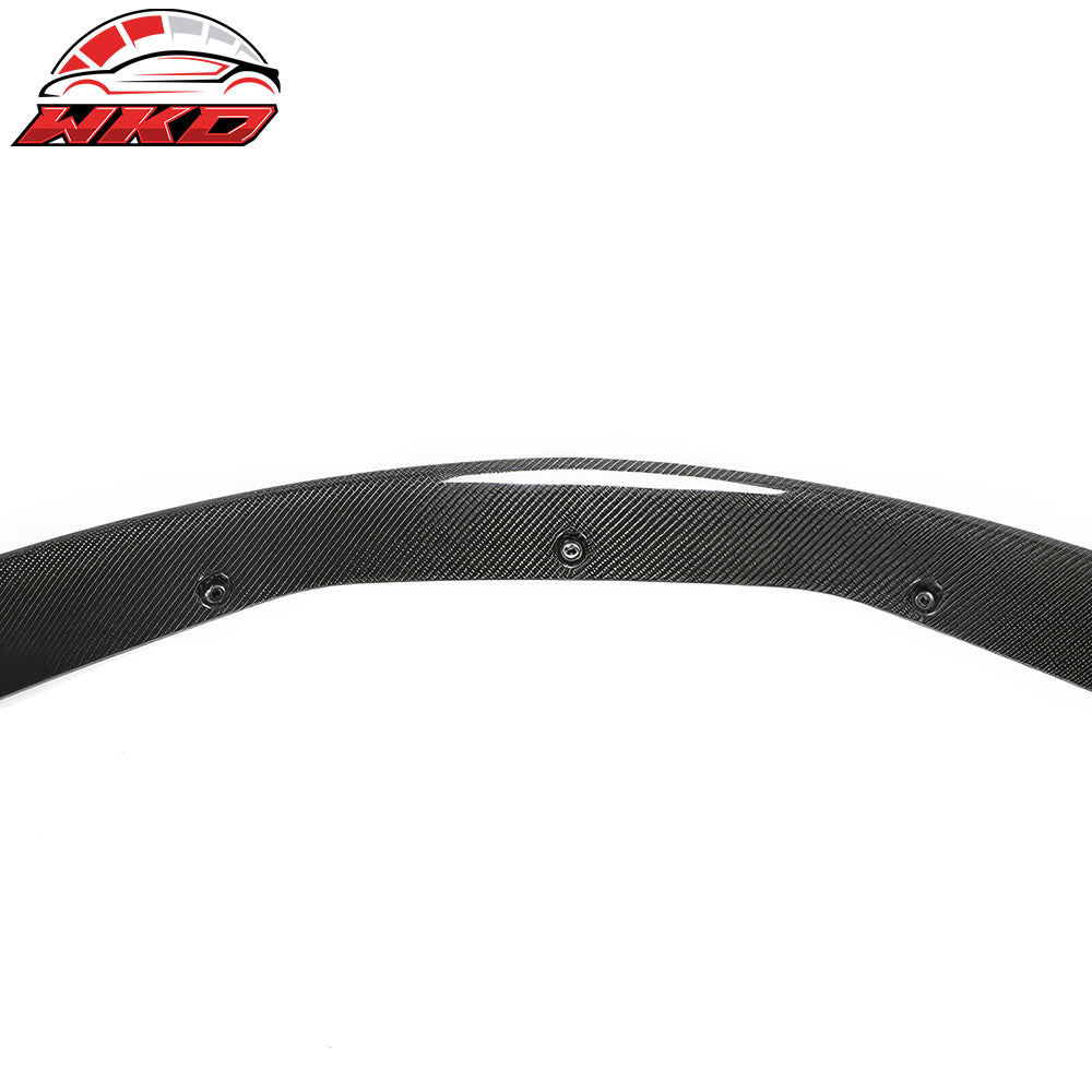 Fits 20-25 Toyota GR Supra A90 A91 IKON Front Bumper Lip Gloss Carbon Fiber CF
