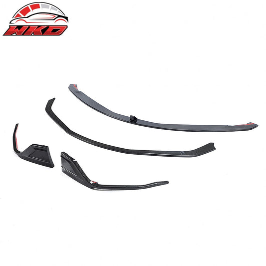 20-26 Toyota GR Supra A90 A91 MZ Speed 4PCS Front Bumper Lip Carbon Fiber | Wholesale