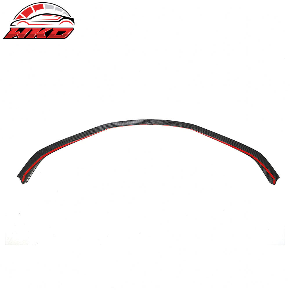 Fits 20-25 Toyota GR Supra A90 A91 MZ Speed 4PCS Front Bumper Lip Carbon Fiber