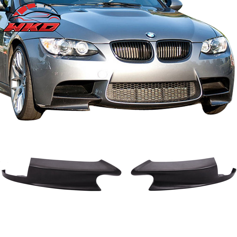 Fits 08-13 BMW E90 E92 M3 Performance Style Front Bumper Lip PU