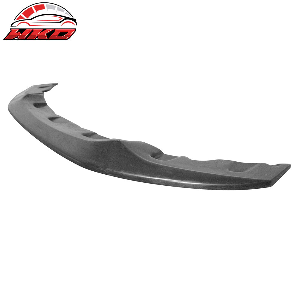 Fits 14-20 BMW F32 F33 F36 4-Series M Sport Unpainted Black Front Bumper Lip PU