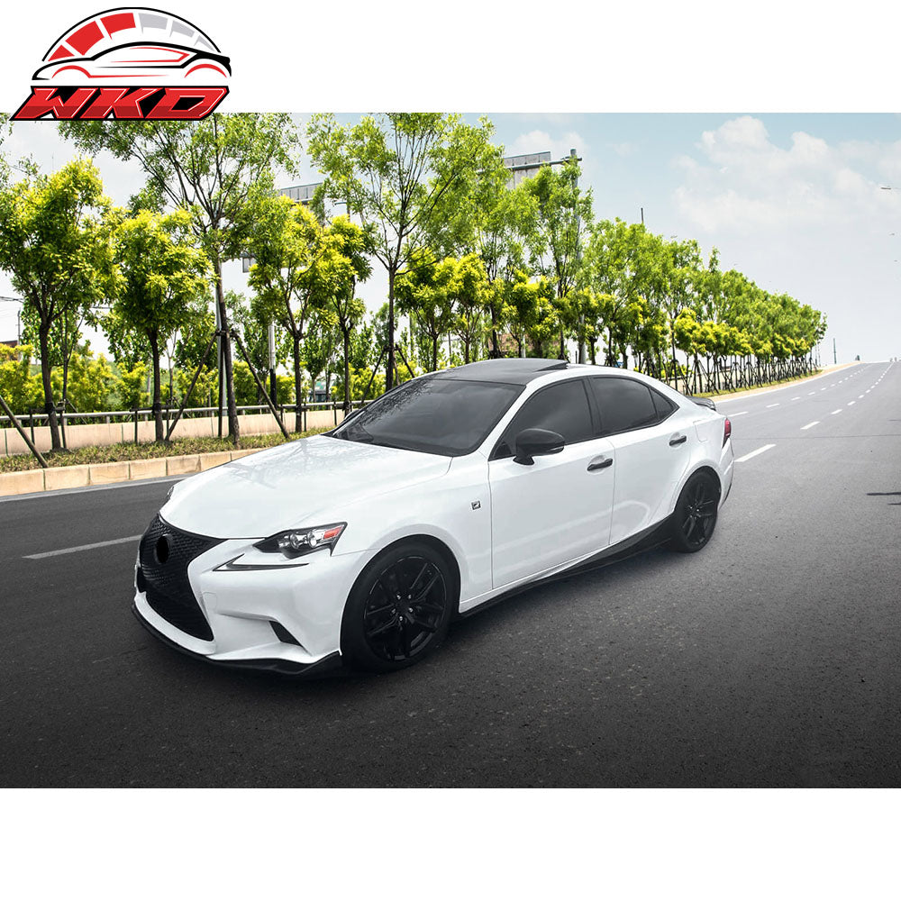 Fits 14-16 Lexus IS250 IS300 IS350 IS200t F Sport AG Style Front Bumper Lip - PU