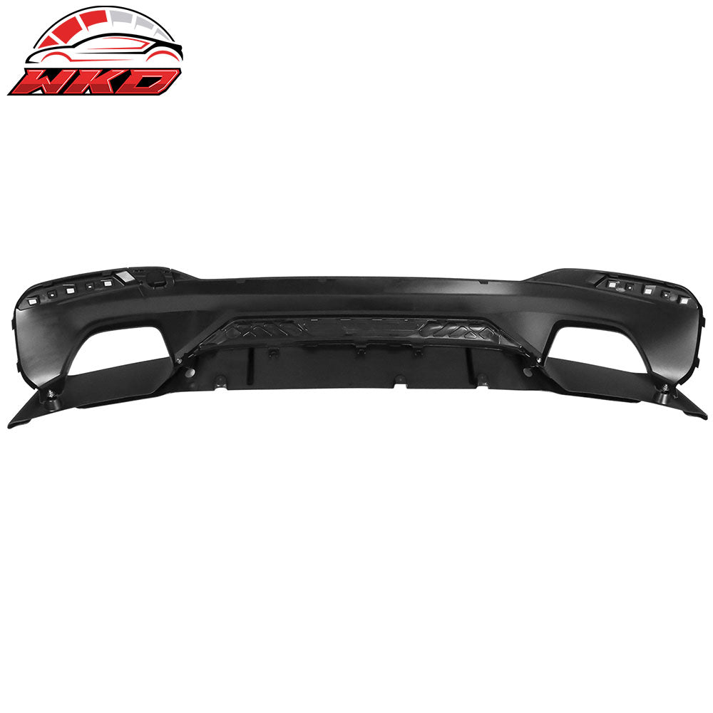 Fit 17-20 BMW 5 Series G30 MP Style Front Bumper Lip & Side Sill & Rear Diffuser