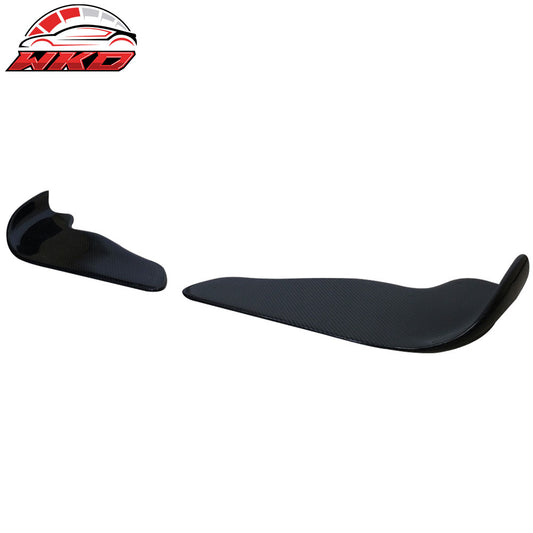 Universal Carbon Fiber Winglet Type 2 Front Bumper Lip Splitter | Wholesale