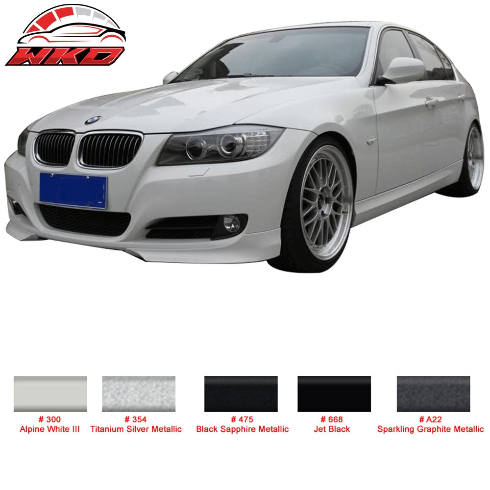 09-12 BMW E90 3-Series OE Style Front Bumper Lip Splitters OE Painted Color | Wholesale