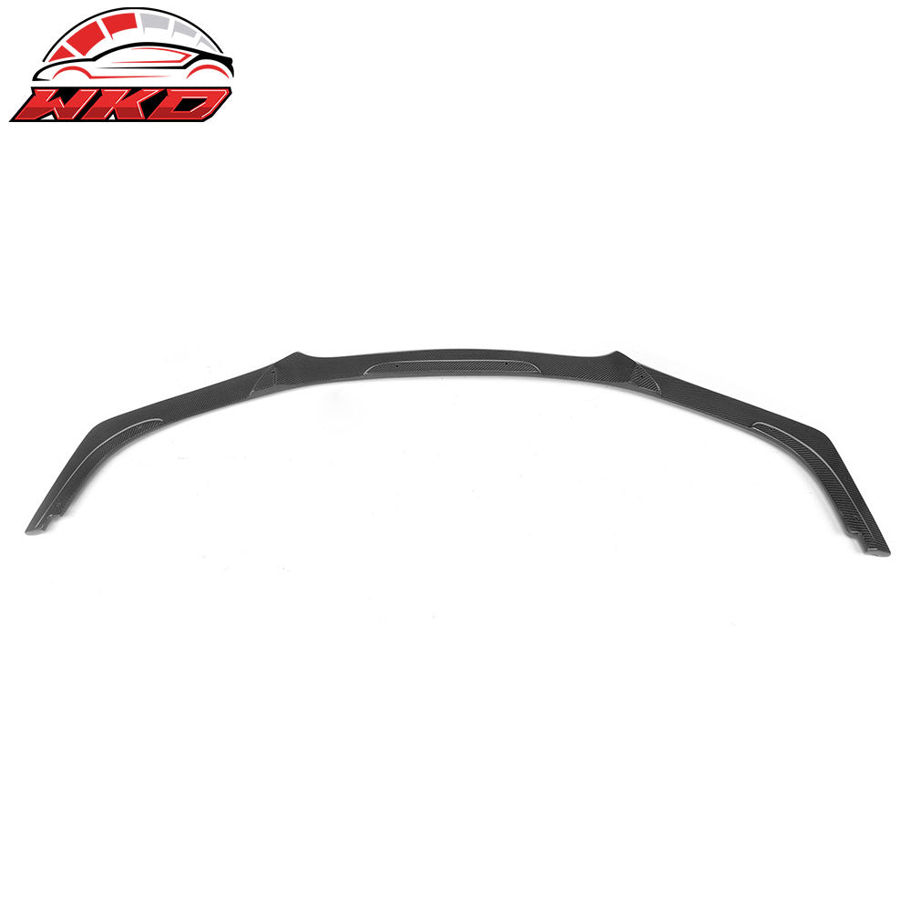 Fits 16-18 Honda Civic Front Bumper Lip Spoiler Carbon Fiber