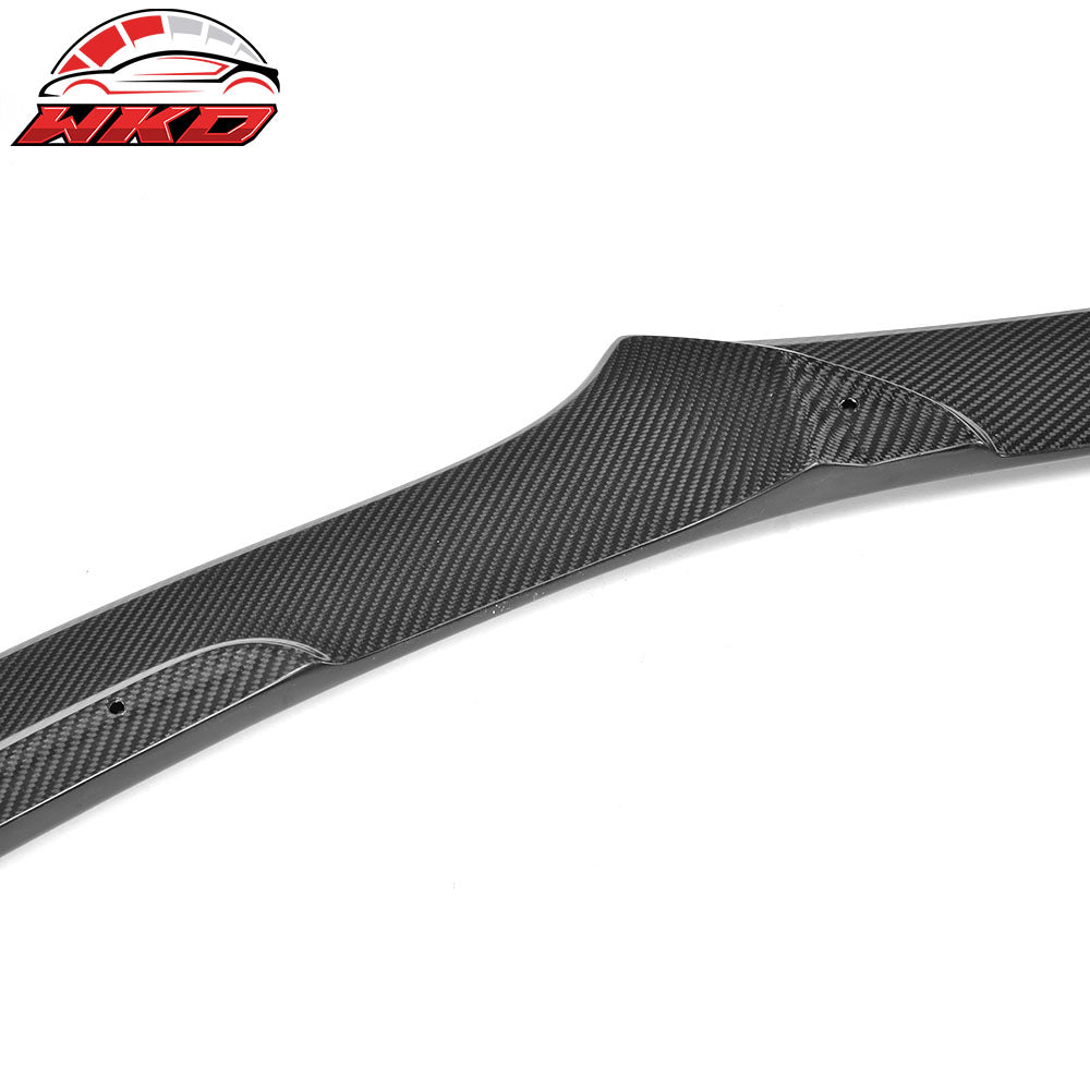 Fits 16-18 Honda Civic Front Bumper Lip Spoiler Carbon Fiber