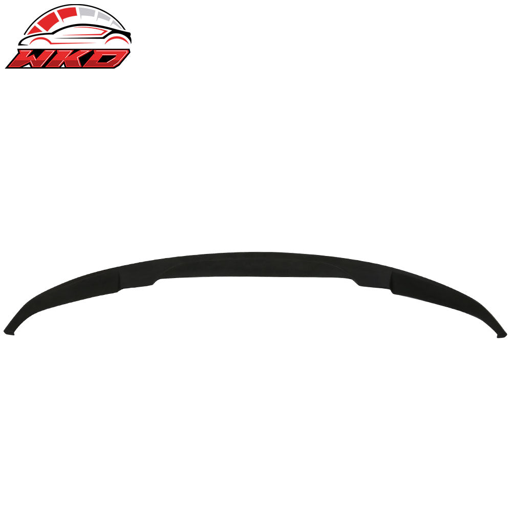Fits 12-18 BMW F30 3 Series DP Style Front Bumper Lip Spoiler Unpainted Black PU