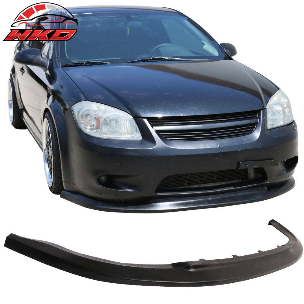 Fits 05-10 Chevy Cobalt SS Front Bumper Lip Unpainted PU ST Style Lower Spoiler